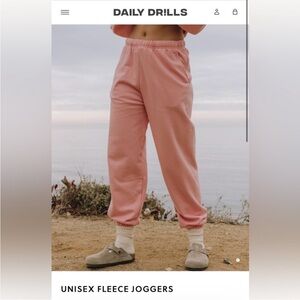 Daily Drills Pink sweatpants